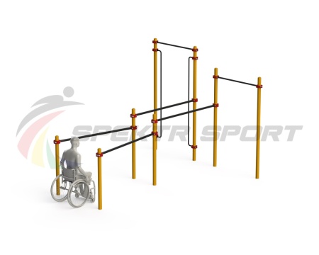 Купить Спортивный комплекс для инвалидов-колясочников WRK-D19_76mm в Мураши 