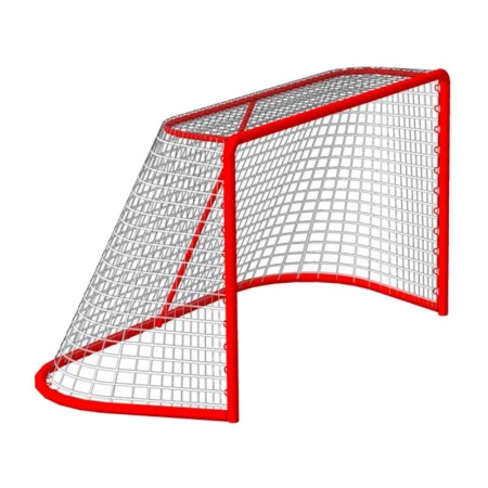 Купить Сетка хоккейная на ворота 1,22мх1,83мх0,5мх1,15м, нить 3,5 мм, узловая в Мураши 