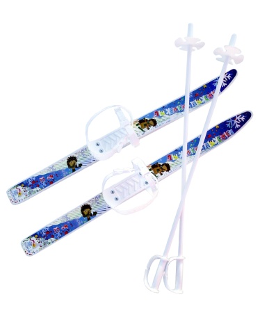 Купить Комплект лыжный детский Лыжики-пыжики с палками в Мураши 