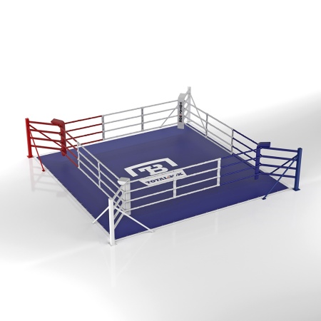 Купить Ринг боксерский напольный Totalbox на упорах 4х4м в Мураши 
